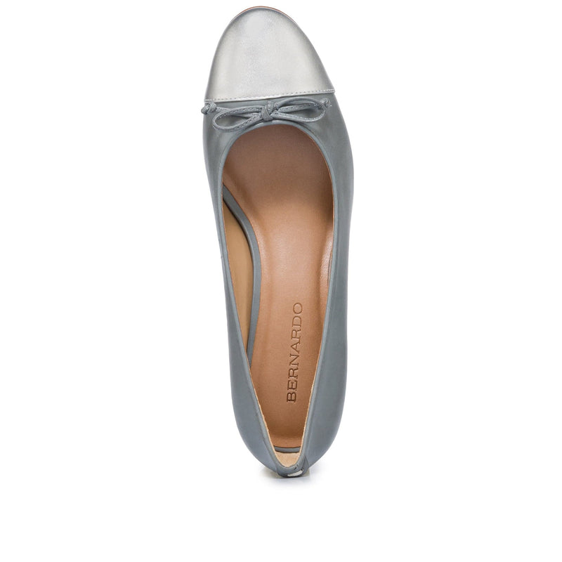 Saltos Bernardo Marisol Ballerina Feminino Cinzentas Prateadas | QKK7816ZQ