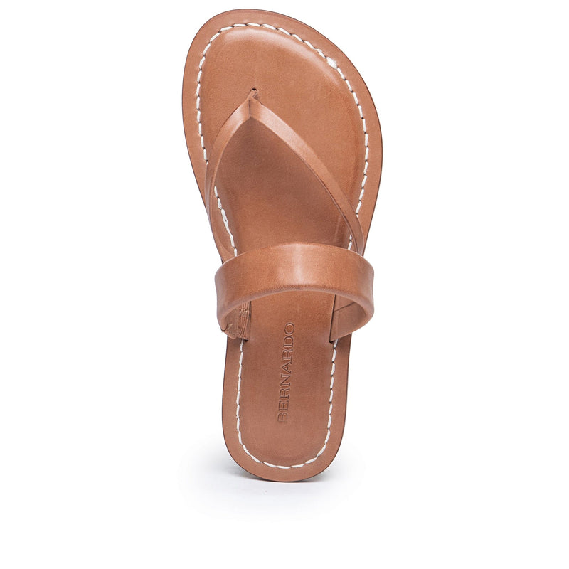 Sandálias Planas Bernardo Leia Thong Feminino Marrom | FLI5992VK