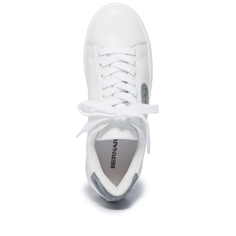 Sapatilhas Bernardo Tatum Feminino Branco Azuis | JNA4097IO